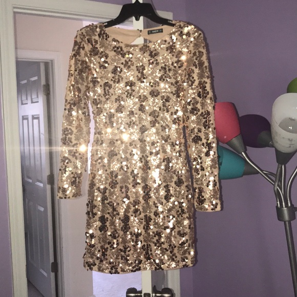 Dresses & Skirts - Small,Sequin Bodycon Dress